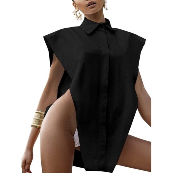 Show shoulder loose sexy vest - Picture 1 of 2